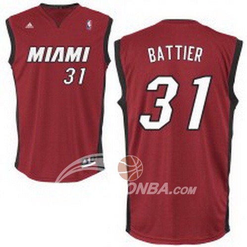 Maglia NBA Battier Miami Heats Rojo